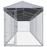 VidaXL dog kennel for outside with roof 760x190x225 m