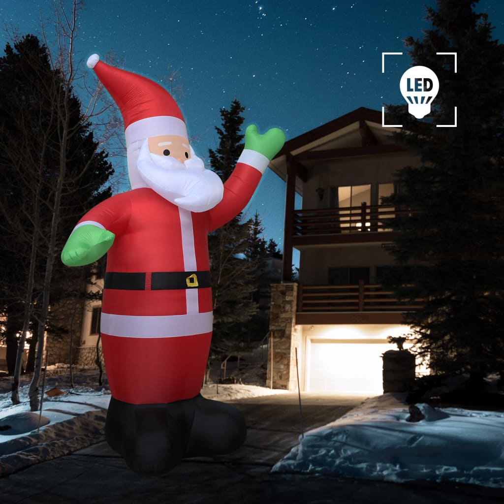 Vidaxl Santa uppblåsbar LED XXL IP20 600 cm