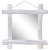 Vidaxl Mirror Blocs Blocs 70x70 cm Bois recyclé solide