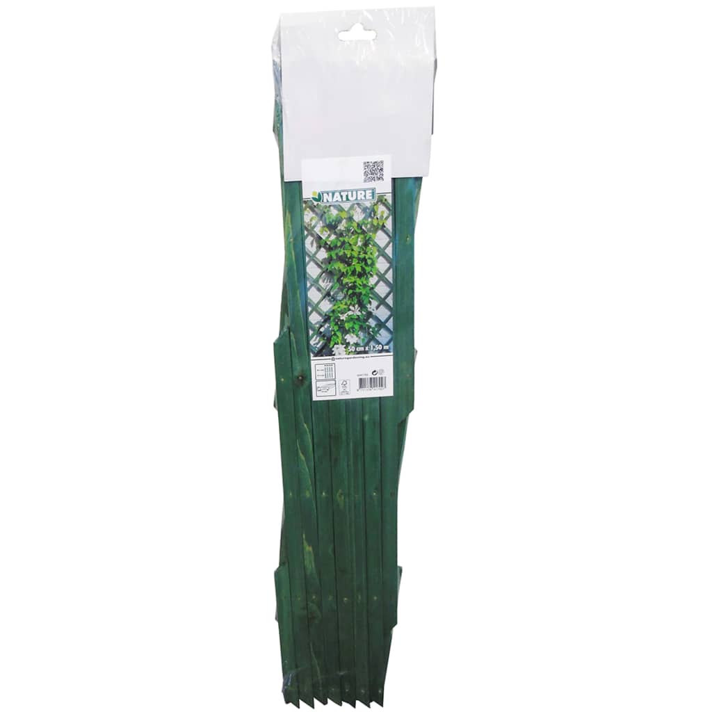 Nature Nature Garden Slat Works 2 St 50x150 cm Green