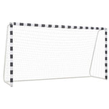 Vidaxl Fodboldmål 300x160x90 cm Metal Sort og hvid