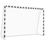 Vidaxl Football Gold 300x200x90 cm in metallo bianco e nero