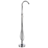 VidaXL bathtub crane detached 118.5 cm stainless steel