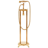 Vidaxl Badewanne Kran abgelöst 99,5 cm Edelstahl Gold gefärbt