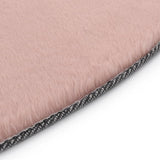 Vidaxl Alfombra 160 cm Fuerz de conejo artificial Old Pink