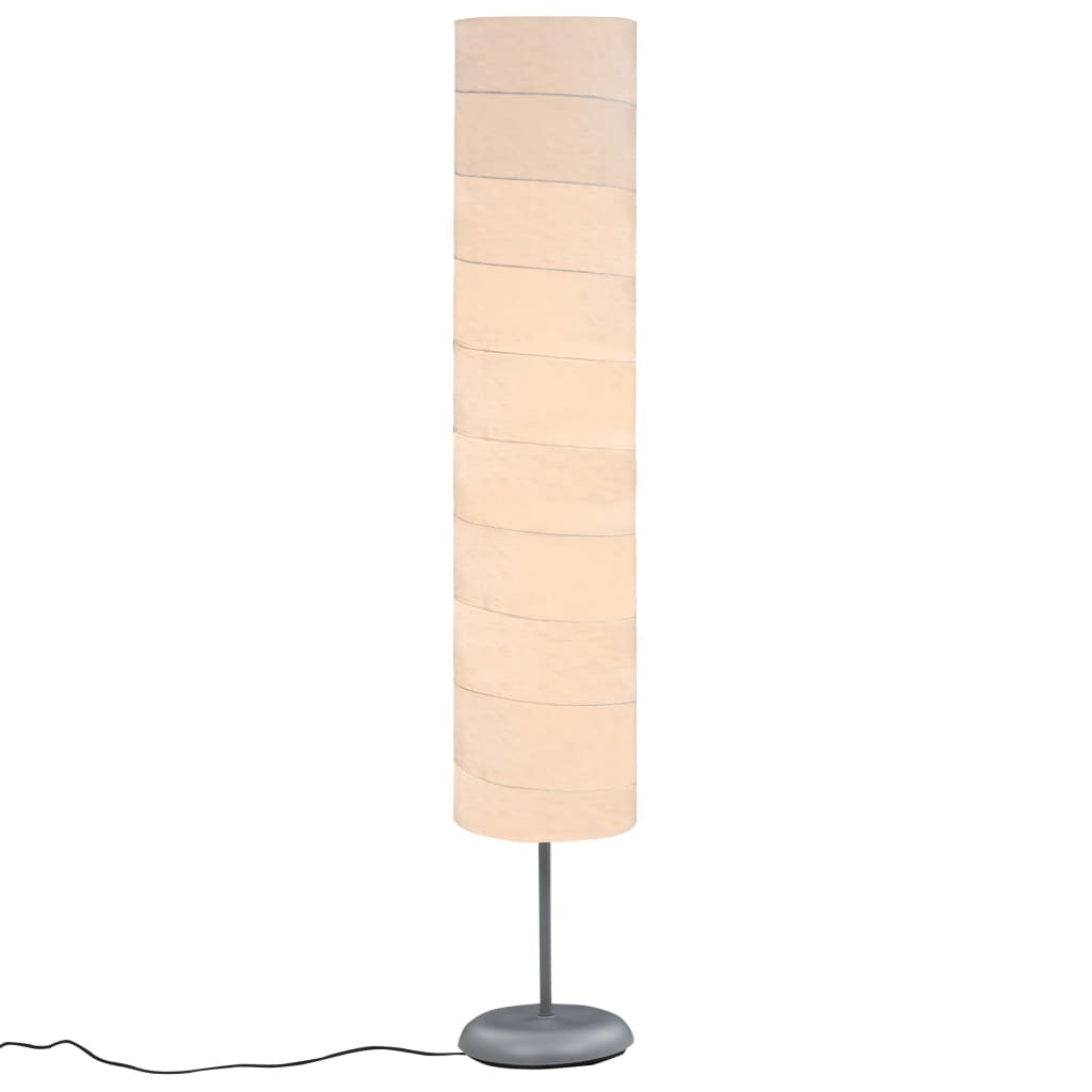 Vidaxl Buedemlampe mat Standard E27 121 cm wäiss