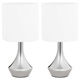 VidaXL table lamps 2 sts with a junction button E14 White