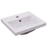 Vidaxl Built -in Tabella di lavaggio 42x39x18 cm bianco ceramico