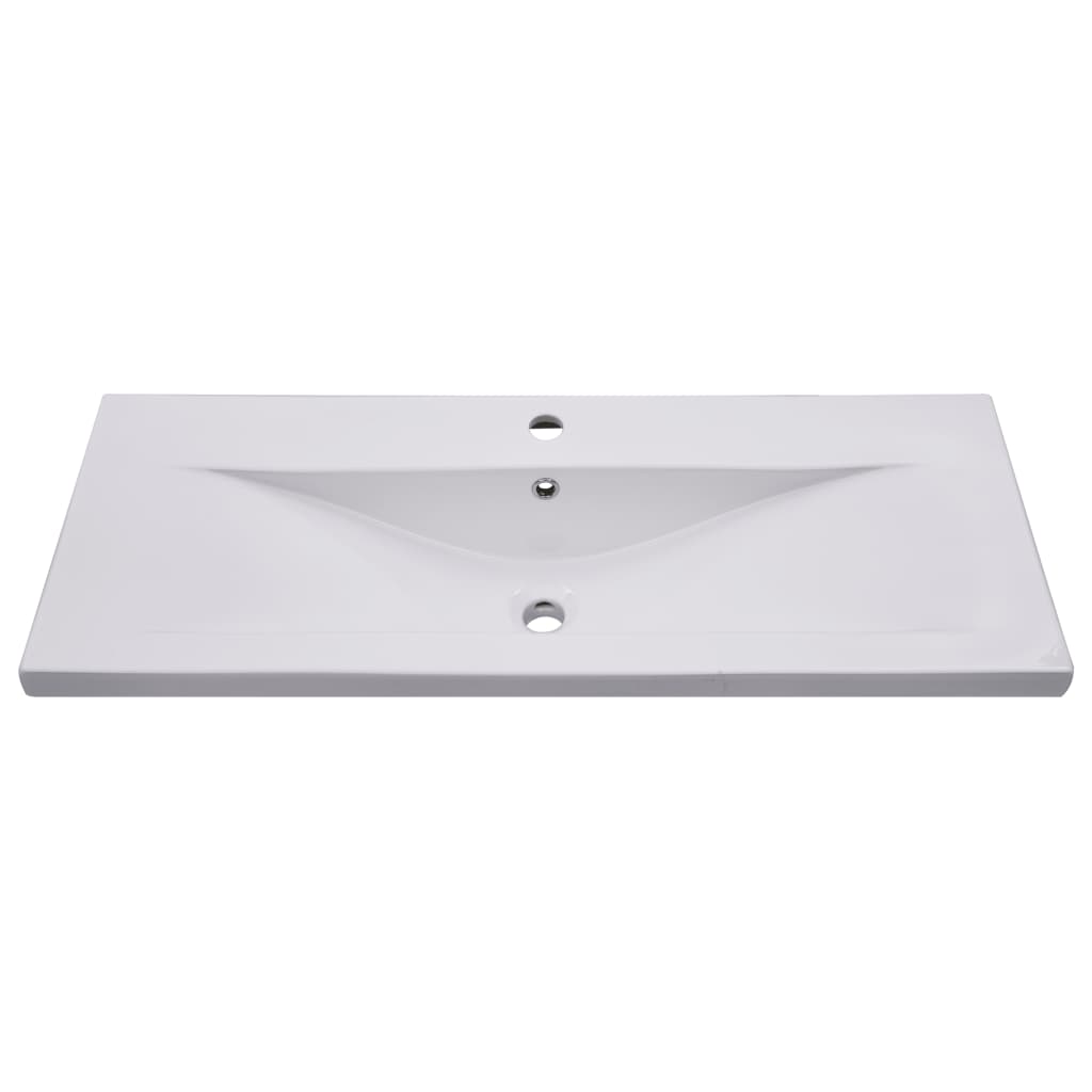 Vidaxl bygget -I vask Tabell 101x39,5x18,5 cm keramisk hvit