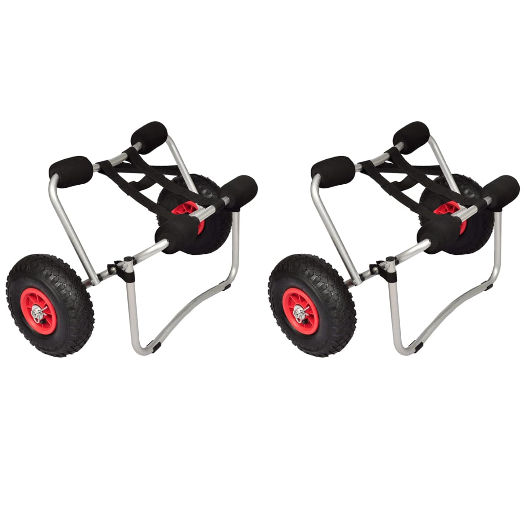 Vidaxl Kayaktrolleys 2 St Aluminum