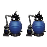 Vidaxl Sandfilterpumpar 2 ST 400 W 11000 L U