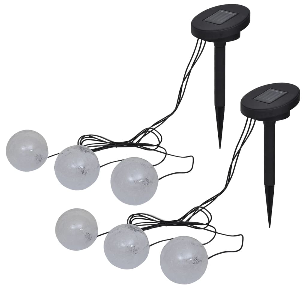 Vidaxl Druklamps 6 pcs for pond and swimming pool LED