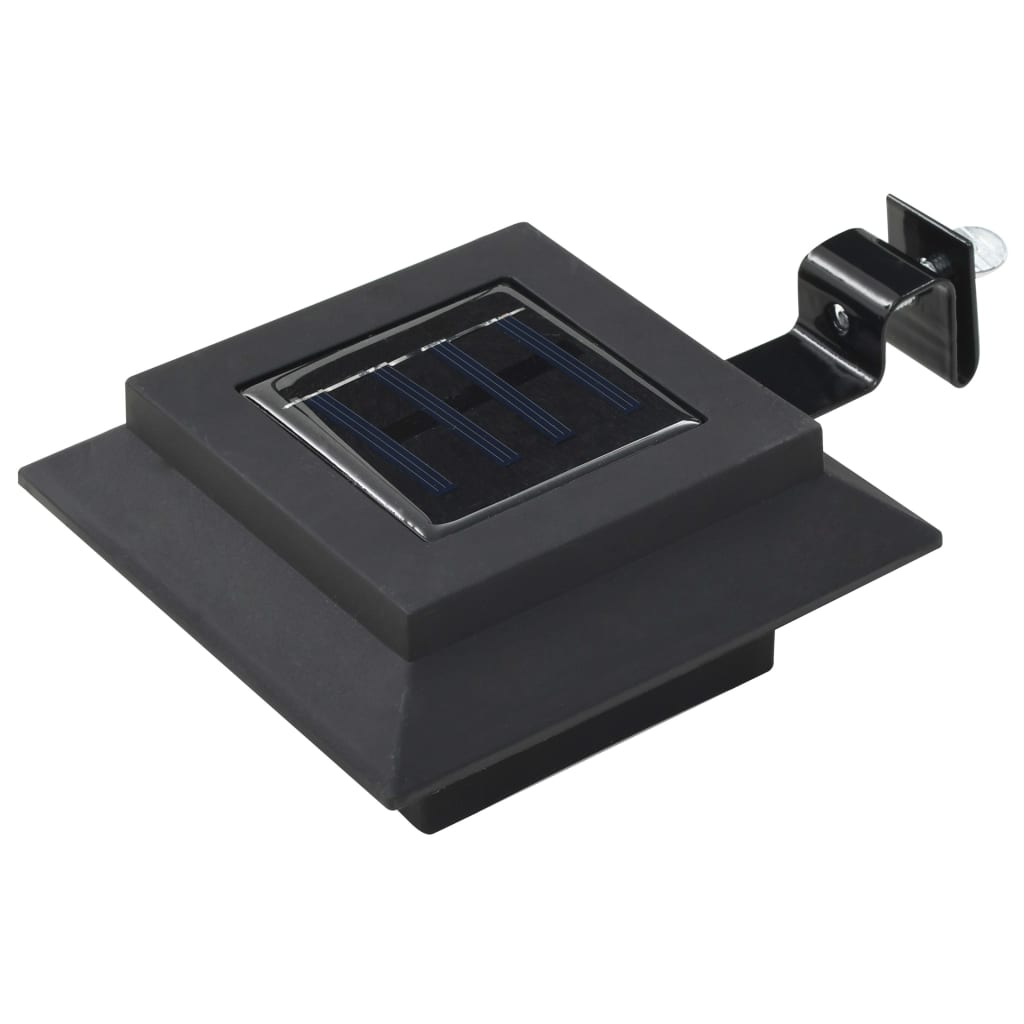 Vidaxl Solarlampen 12 St. LED Square 12 cm Schwarz