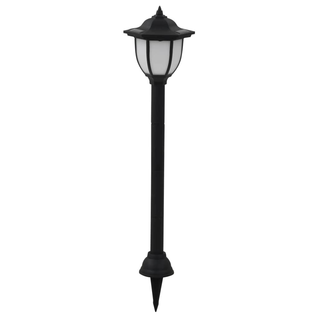 Vidaxl Solarlampen 6 ST LED Schwarz