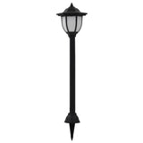 Lampade solari Vidaxl 6 ST LED NERO