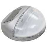 Vidaxl Lampade a parete solare LED 24 ST Tround Silver Coloted