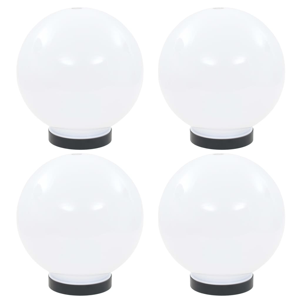 VIDAXL LED žarnice 4 PCS krog 20 cm pmma