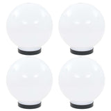 VIDAXL LED žarnice 4 PCS krog 20 cm pmma