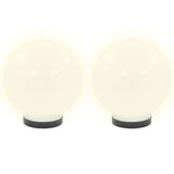 VidaXL LED bulb lamps 4 pcs round 20 cm PMMA