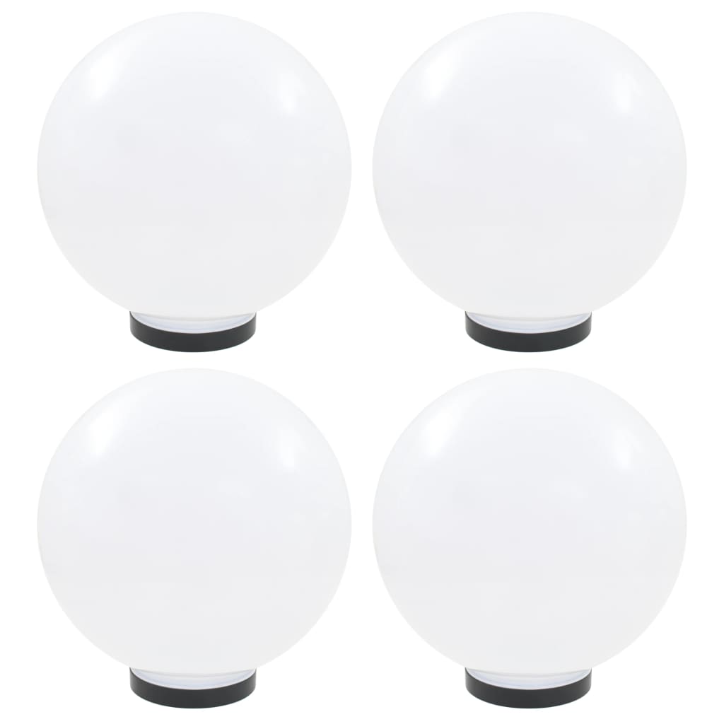 VidaXL LED bulb lamps 4 pcs round 30 cm PMMA