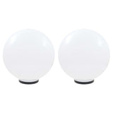 Lampade a lampadina a LED Vidaxl 2 pezzi Round 50 cm PMMA