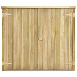 Vidaxl jardin hangar 135x60x123 cm en bois de pin imprégné