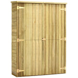 Vidaxl Garden Shed 123x50x171 cm impregnowane drewno sosnowe