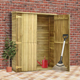 Vidaxl Garden Shed 123x50x171 cm impregnert furu tre