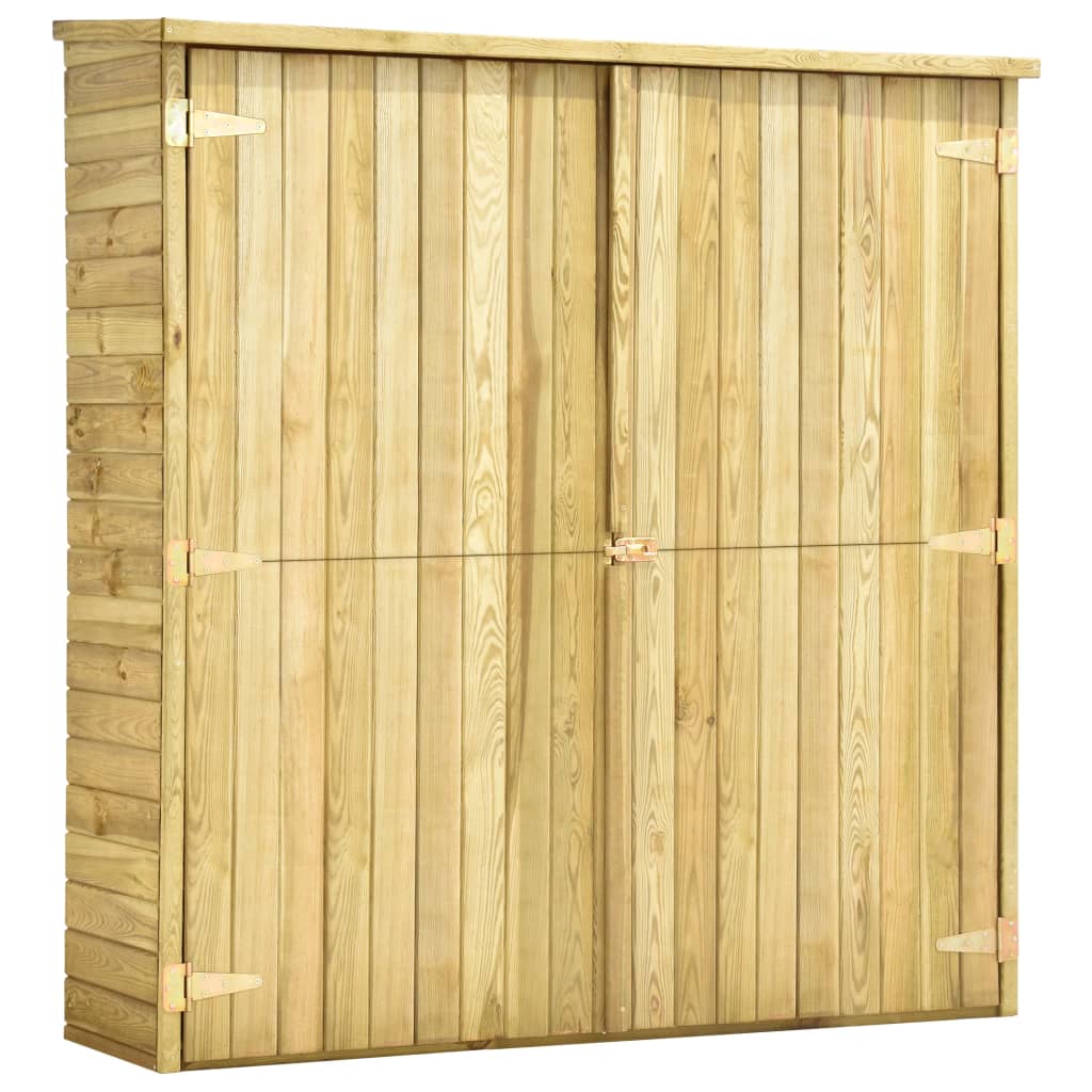 Vidaxl Garden Shed 163x50x171 cm Pine impregnado