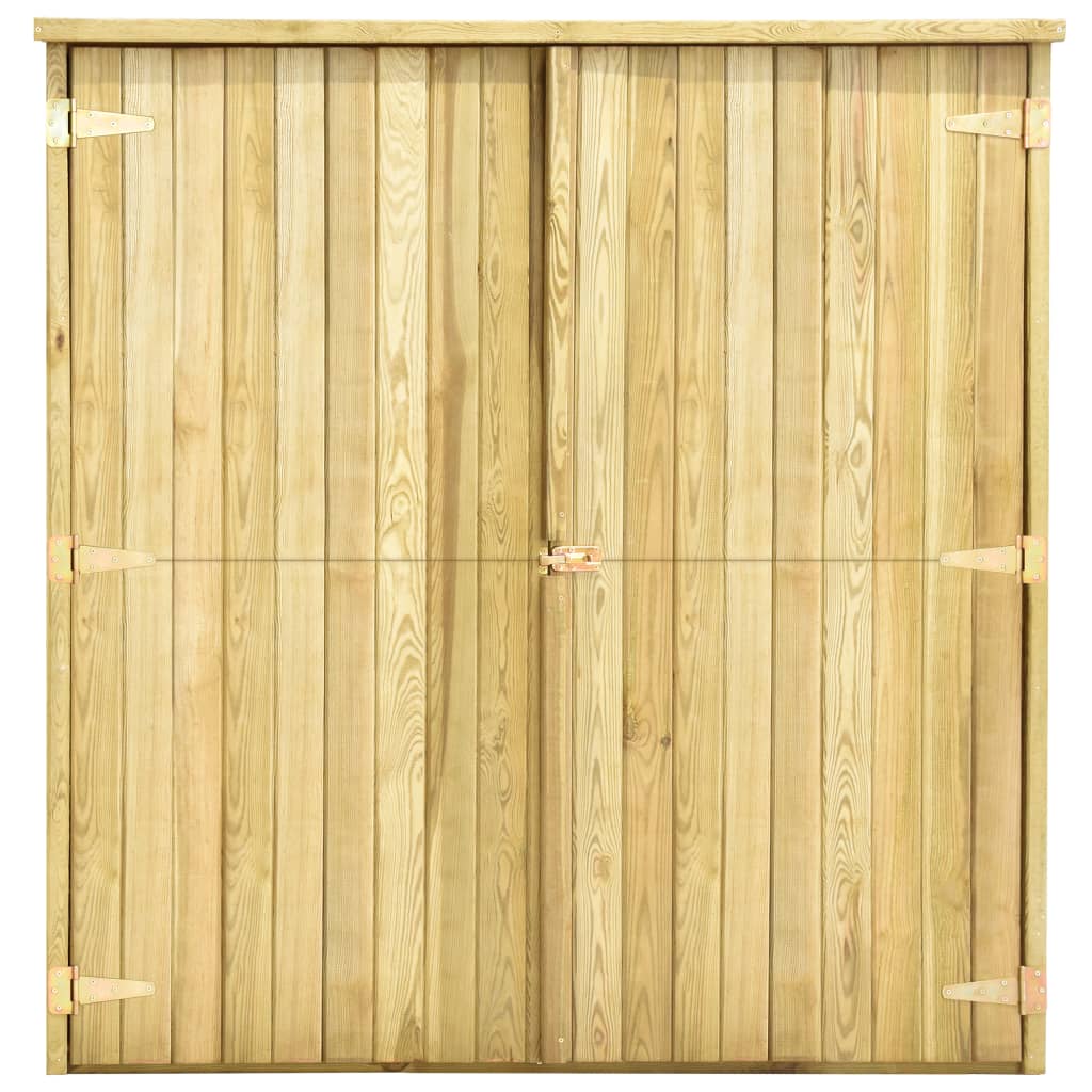 Vidaxl Garden Shed 163x50x171 cm Pine impregnado