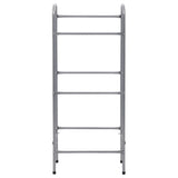 Vidaxl Storage Rack til 3 kasser 50x33x116 stål sølvfarvet