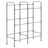 Rack di stoccaggio Vidaxl per 6 casse 96x33x116 cm in acciaio colorato