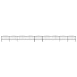 Vidaxl Garden Fence avec haut de lance (1,25-1,5) x15,3 m