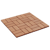 Vidaxl 22 st Terrace Tiles 30x30 cm 2 m² Couleur de teck HKC