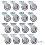 Vidaxl 192 St Swivel Wheels 50 mm