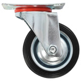 Vidaxl 12 st swivel wheels 75 mm