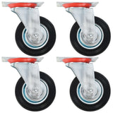 Vidaxl 8 st roues pivotantes 100 mm