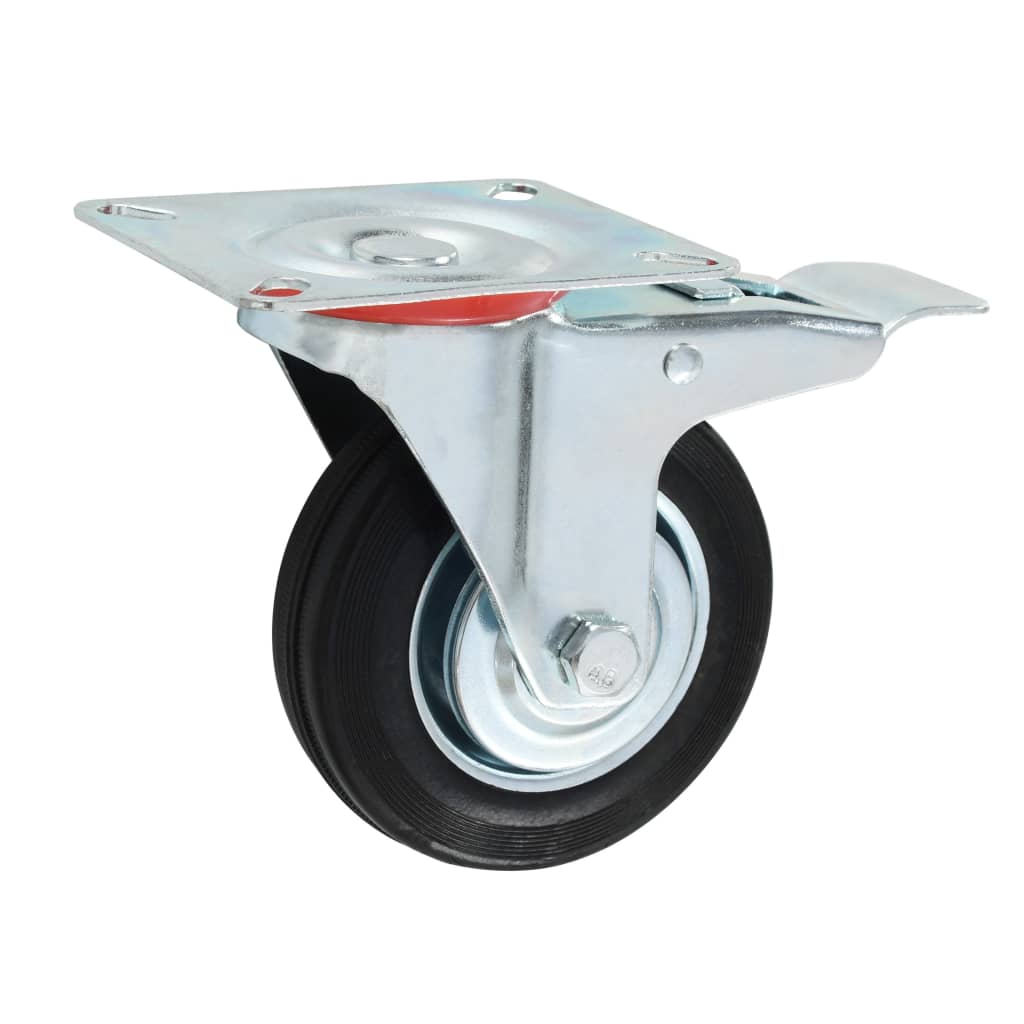 Vidaxl 12 St Swivel Wheels 100 mm