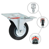 Vidaxl 24 ST swivel wheels 100 mm