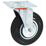 Vidaxl 12 st swivel wheels 125 mm