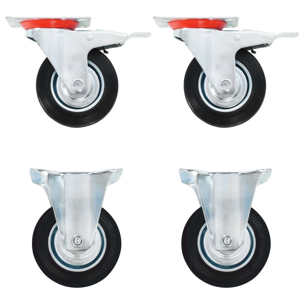 Vidaxl 12 St Wheels 100 mm