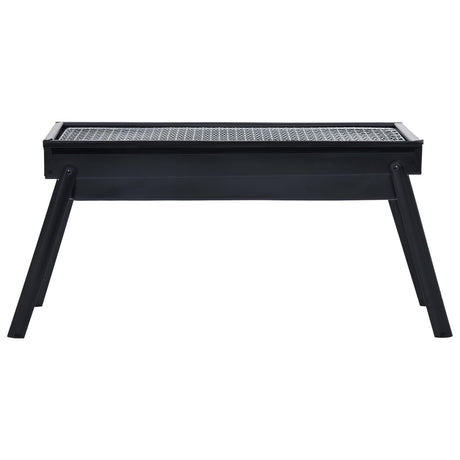 VidaXL Campingbarbecue draagbaar 60x22,5x33 cm roestvrij staal