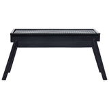 Vidaxl CampingBarbecue bærbar 60x22.5x33 cm rustfritt stål