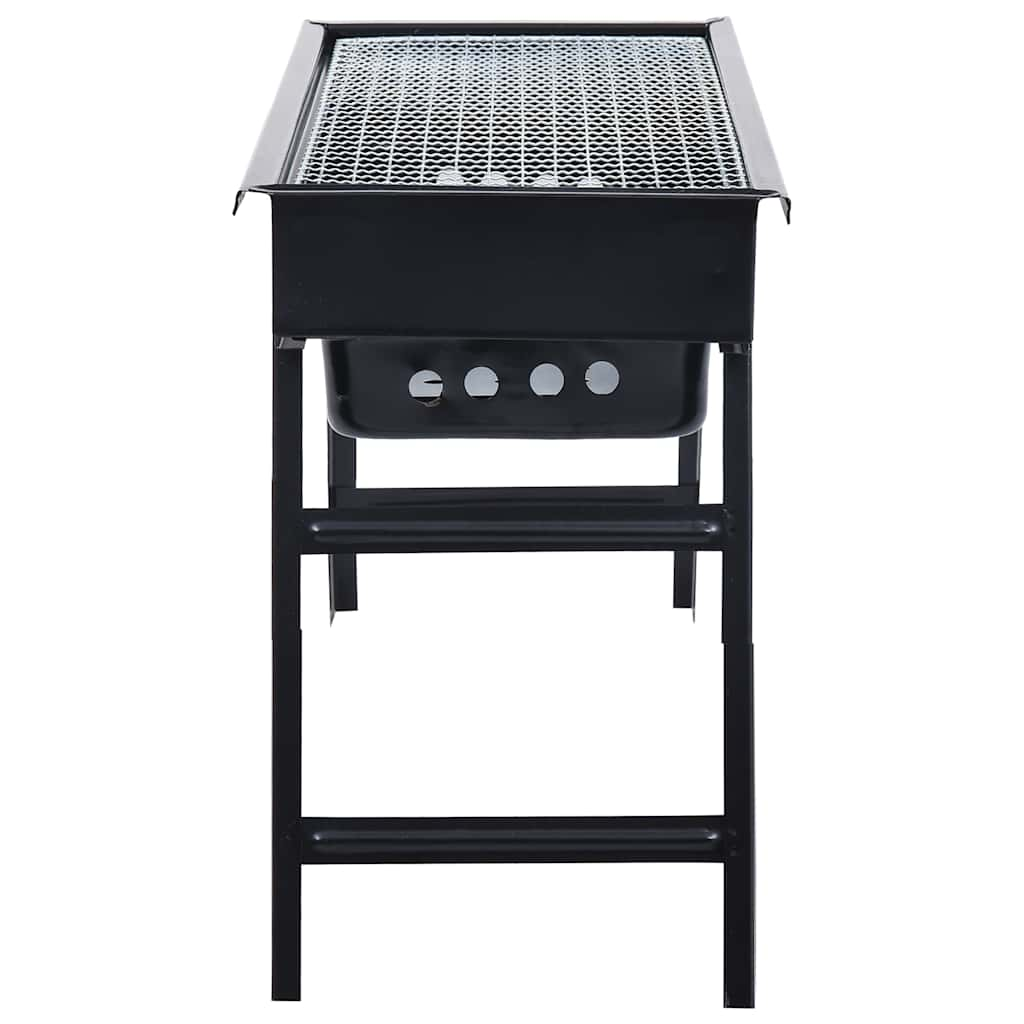 Vidaxl CampingBarbecue bærbar 60x22.5x33 cm rustfritt stål