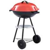 Vidaxl Bullet Barbecue Charcoal con ruote xxl 44 cm