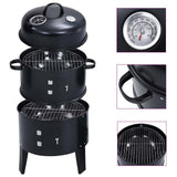 Vidaxl Barboal fumeur barbecue-grill 3-in-1 40x80 cm