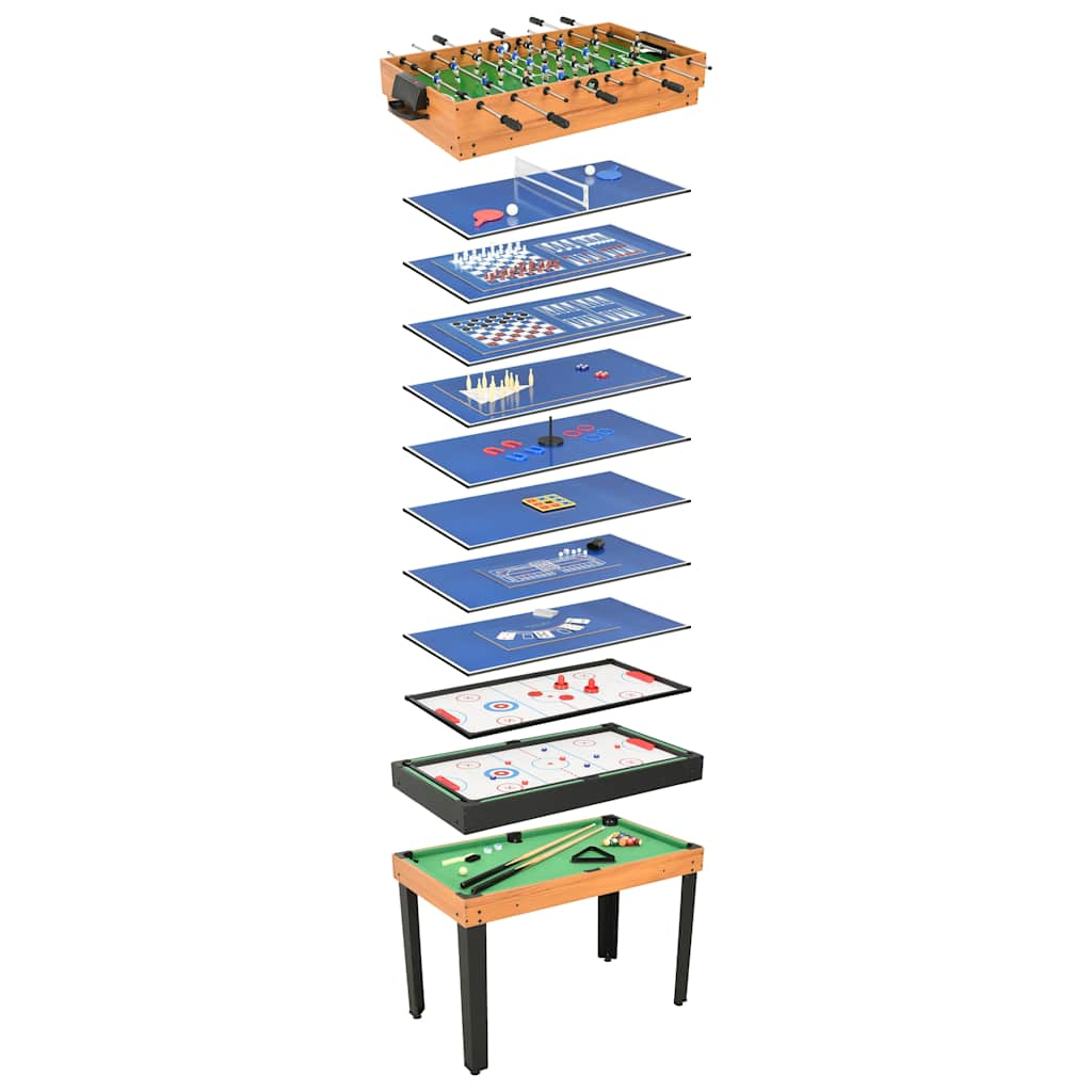 Vidaxl multisPart Table Table 15-in-1 121x61x82 cmhaff-faarweg