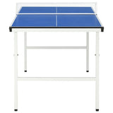 Table de tennis de table vidaxl avec net 5 pieds 152x76x66 cm bleu