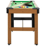 Vidaxl Billiards Tabella 4 piedi 122x61x76 cm marrone