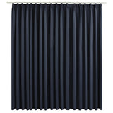 Vidaxl Curtain Blackout s háčky 290x245 cm Antracite